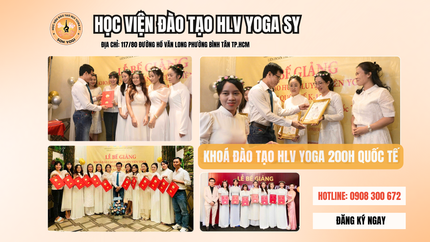 Khóa Đào Tạo HLV Yoga 200H Quốc Tế Son Yogi NHUNG LOI ICH CUA CHUYEN DONG CHAM TRONG THUC HANH YOGA