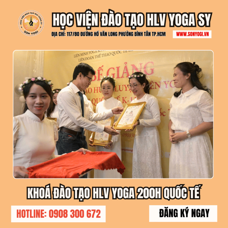 Khóa Đào Tạo HLV Yoga 200H Quốc Tế SonYogi 2 2