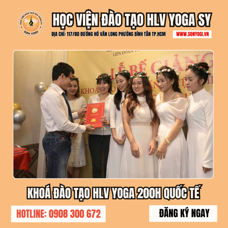 Khóa Đào Tạo HLV Yoga 200H Quốc Tế SonYogi 8